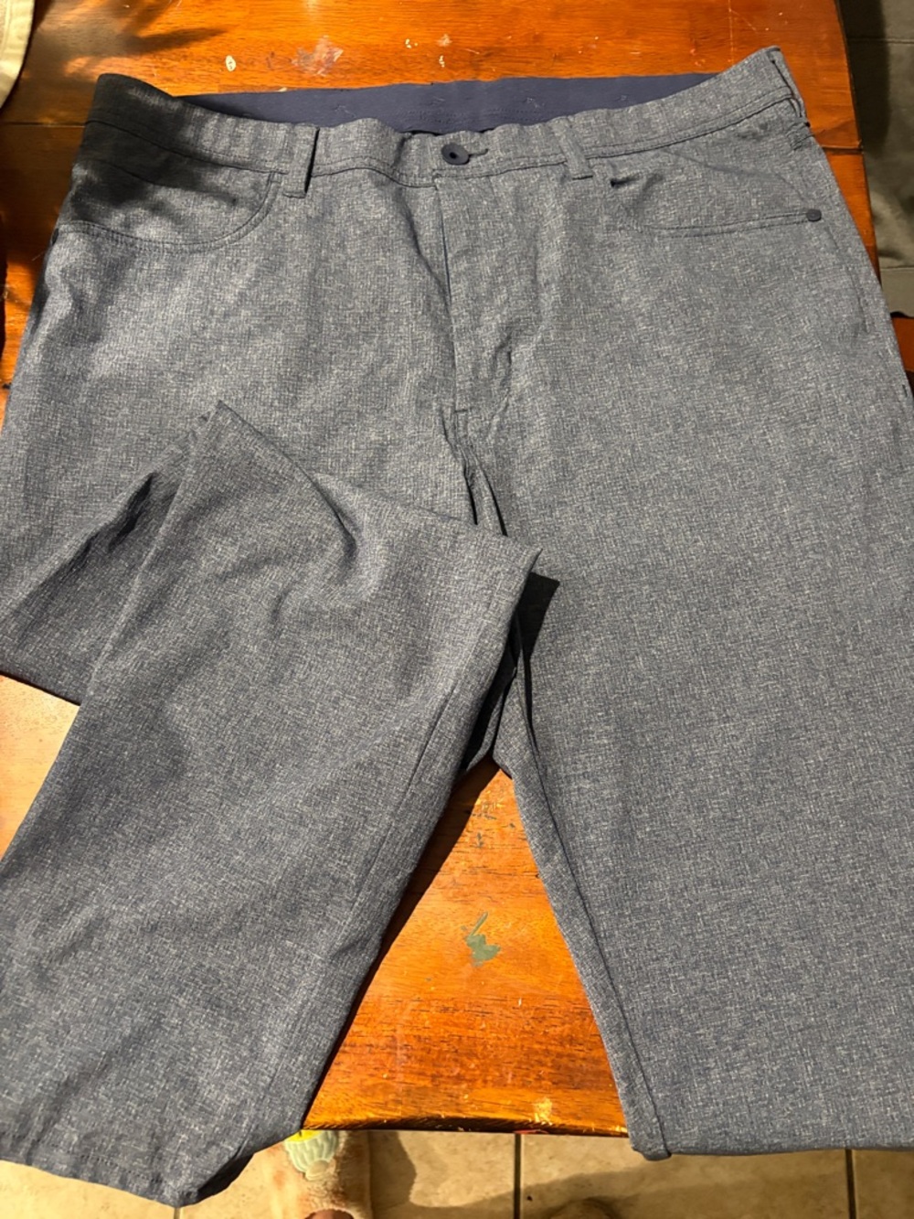 Tommy Bahama Slate Blue Heathered Chinos